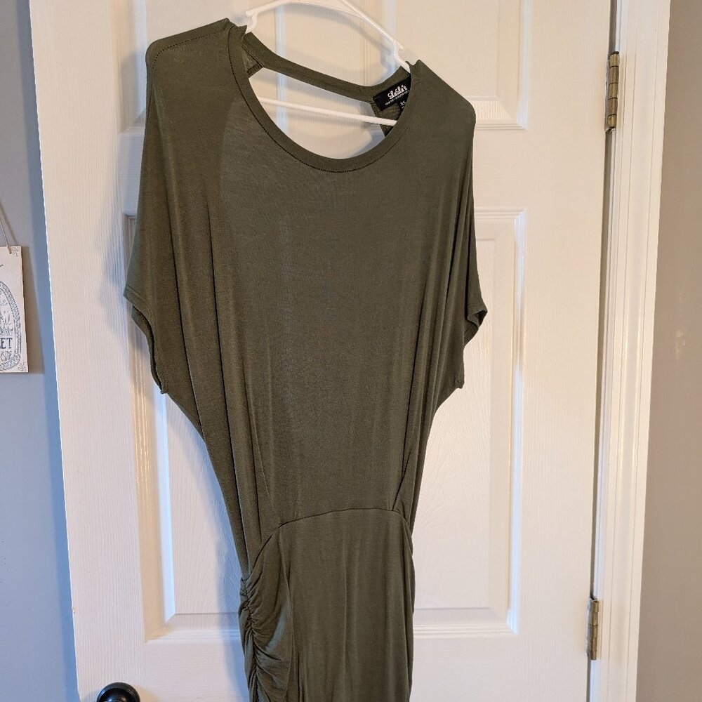 Lulus olive green mini dress